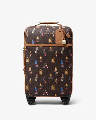 Bedford Travel Extra-Large Jet Set Girls Print Suitcase