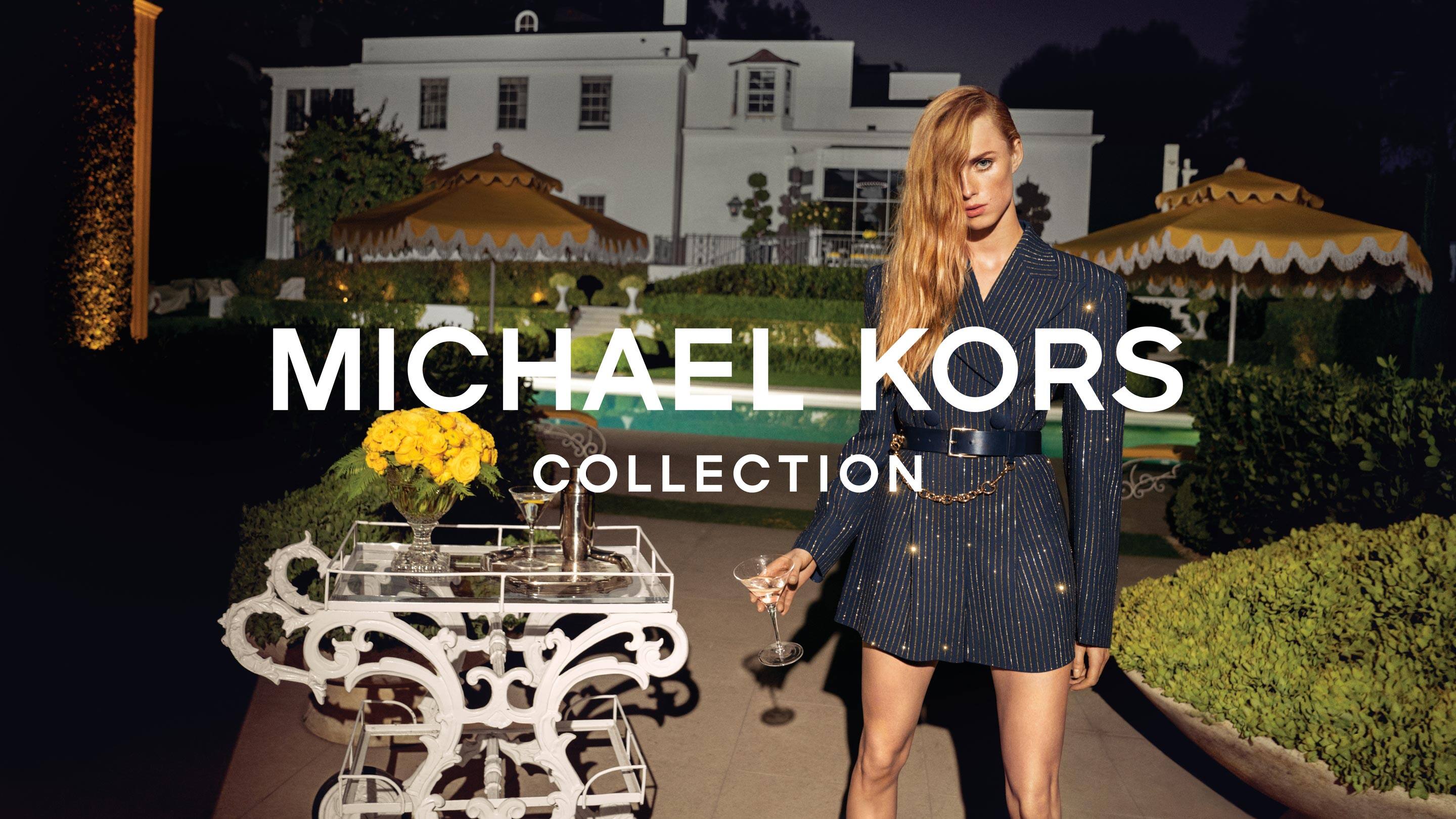 michael kors slides mens navy